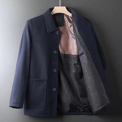 中老年夹克男2025春秋60-70-80岁老人外套上衣爷爷老头衫爸爸衣服