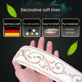 背景墙装 饰条天花板边Pu石膏线镜面边腰线踢脚线漂亮边线不干胶