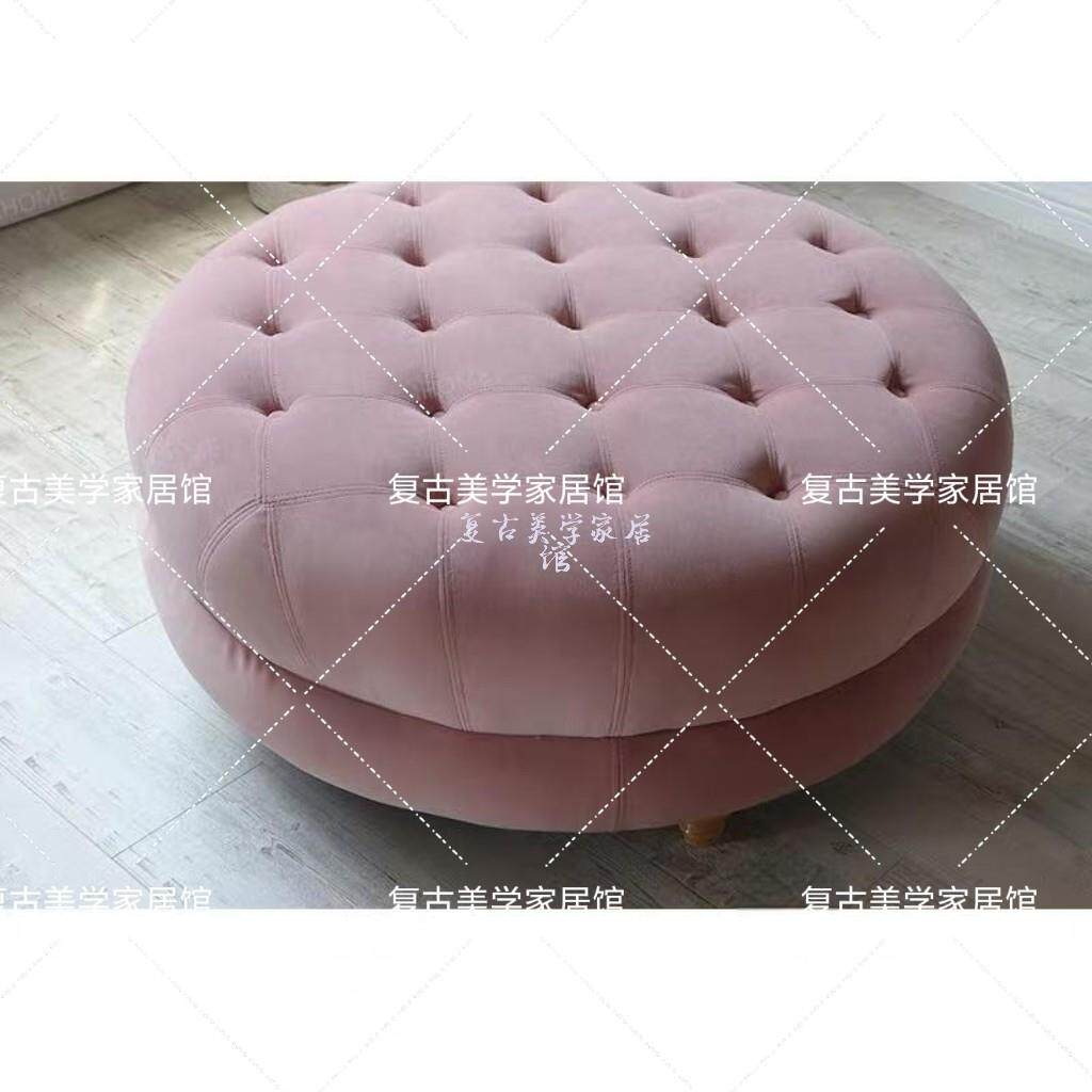 北欧布艺卧室床尾凳客厅沙发脚蹬梳妆凳衣帽间换鞋凳阳台沙发凳