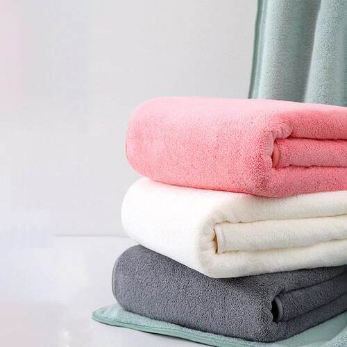 Coral Fleece Antibacterial Extra Large Thick Water-Absorbent