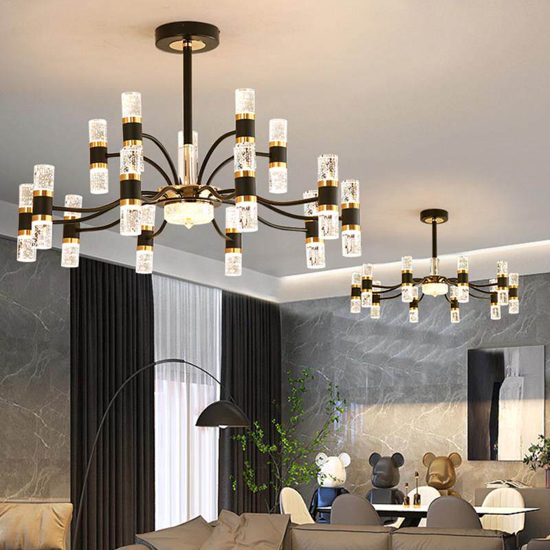 意式轻奢客厅吊灯现代简约大厅主灯高级感大气2025新款中山灯具