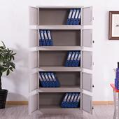 铁皮文件柜办公五节档案凭证资料开门小矮柜子带锁抽屉储物收纳盒