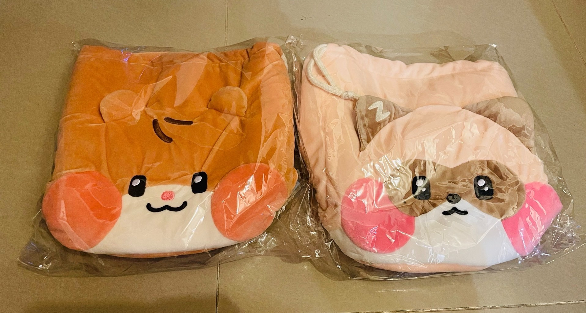 thumbnail for ZB1 Zeroni drawstring bag 12, plush storage bag 12