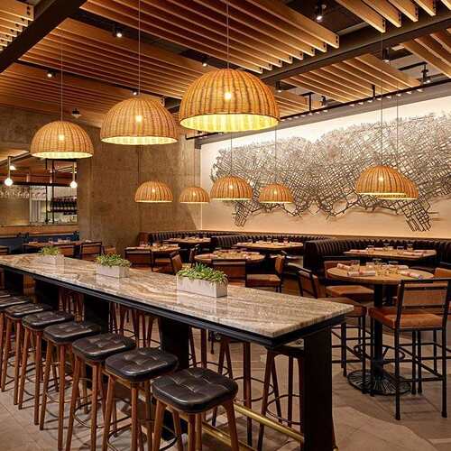 新中式日餐饮吊灯式厅饭餐店茶东MAX40W等南亚民宿卧室室手工藤艺