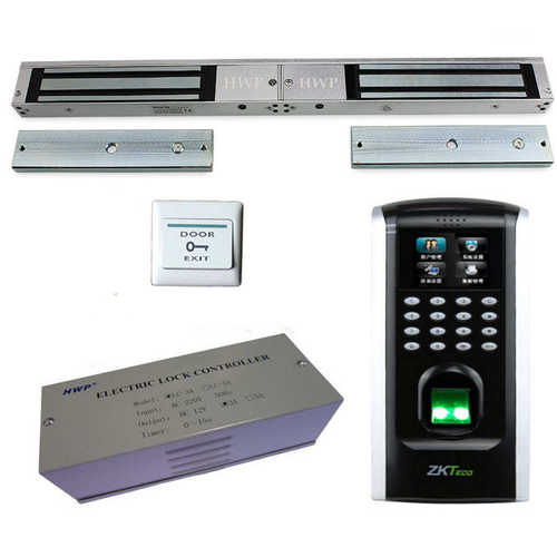 ZKTeco玻璃门木门铁门办公室门禁套装 指纹机套装 Access control