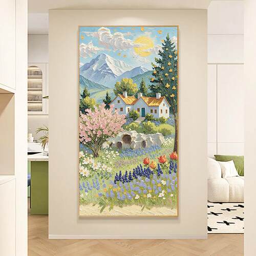 雪域芳园Snowland Fragrant Garden 客厅休闲 田园风装饰画 画治