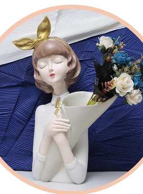 北欧轻奢玄关托盘女孩摆件创意电视柜装饰品酒柜钥匙收纳迁移礼品