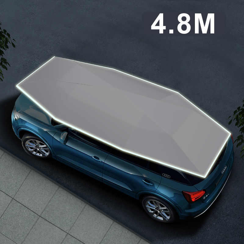 汽车遮阳伞全自动遮阳棚智能遥控可移动车蓬车顶轿车防晒遮阳挡罩