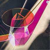 亚克力透明炫彩小茶几北欧现代简约家居ins风渐变色软装 轻奢厂家