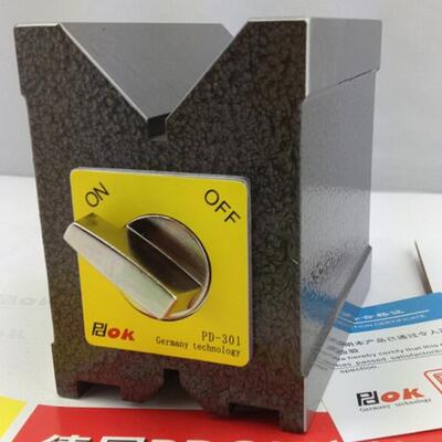 开关式磁力座百分表千分表杠杆表支架 机械式万向磁性表座PD-201