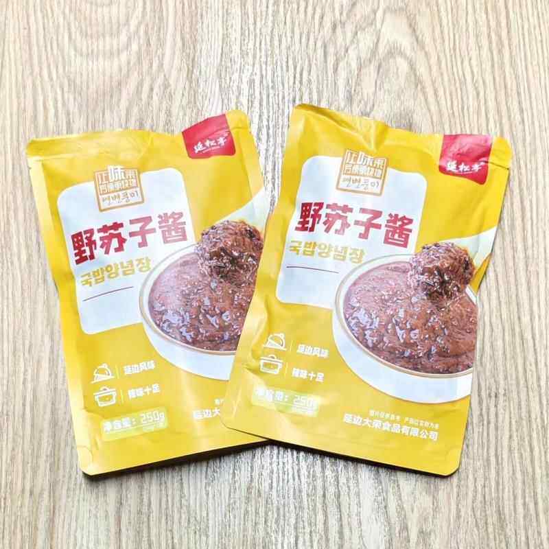 延边朝鲜族野苏子酱韩式牛肉汤饭酱羊肉汤酱火锅酱蘸肉酱拌饭酱