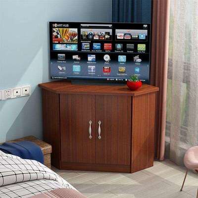 电视柜三角电视柜纳柜墙角式置物架客厅角收卧转室753家用小户型