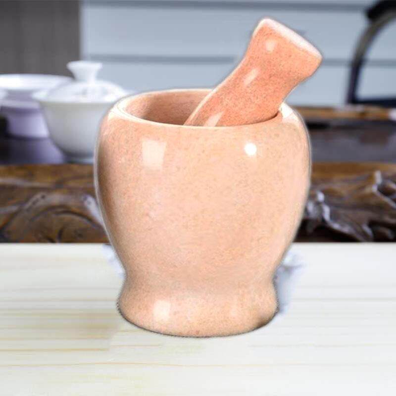 正品压器石压臼蒜泥神器石蒜头钵蒜器压蒜器带盖子擂蒜蓉手动家用