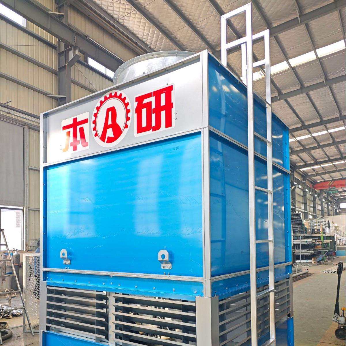 闭式玻璃钢冷却塔冷水塔工业方形封闭式小型横流逆流低噪冷却水塔