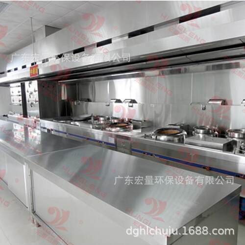 东厨房设备中餐全套房商用食广西堂酒LEZ店厨学校不锈钢厨房设备