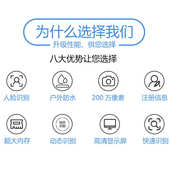 闸人行识别通道刷卡三人脸门禁系统闸机工地闸翼辊人脸摆闸识别