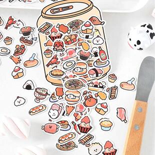 100 pcs Kawaii Cartoon small Stickers Cute Mini Decorative S