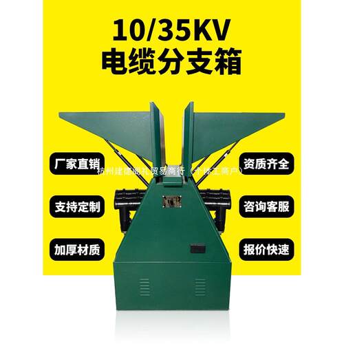 高压电缆分支箱分接箱DFW户外10KV欧式一进二三出35kv铜排分线