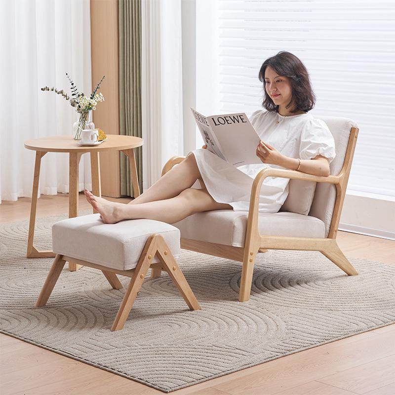 客厅单人沙发椅躺椅阳台一桌二椅子休闲区布置桌椅组合三件套小型