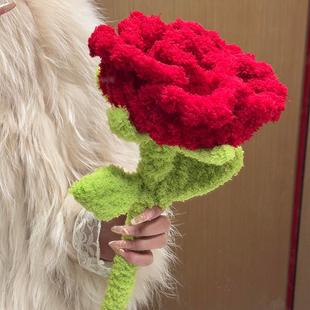 玫瑰花扭扭棒巨型超大手工diy材料包花束创意毛绒母亲节礼物妈妈