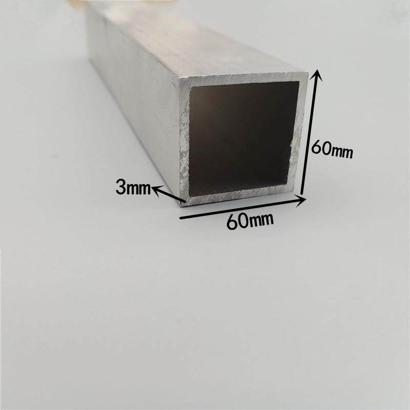 氧化铝合金型材60*60矩形方管隔断吊顶木纹铝方通厚铝管可零切