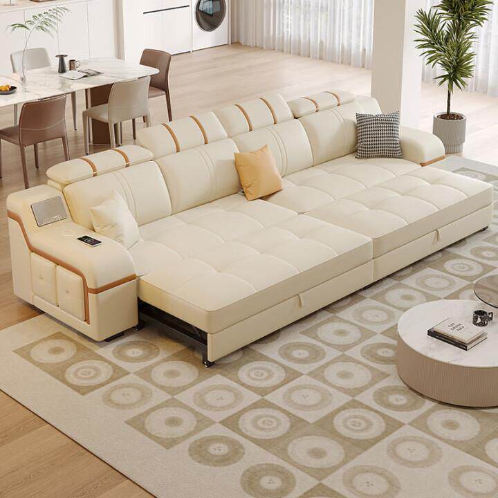 沙发床2025年新款折叠两用客厅小户型多功能科技布猫抓皮伸缩直排