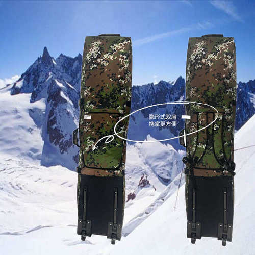 雪单板包  装二 滑雪板轮副静音无声可大容量板