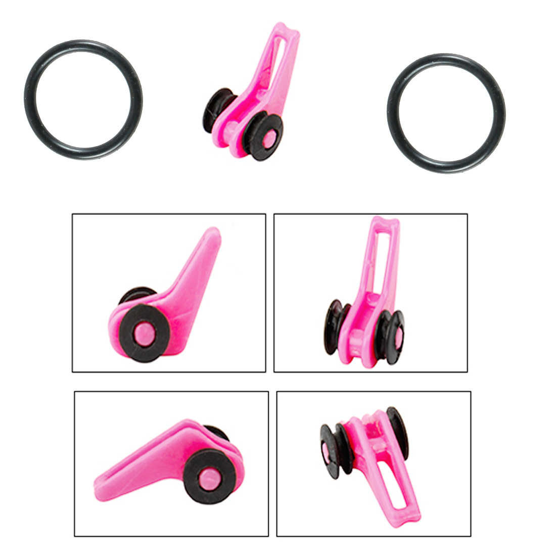 anmuka路钓鱼件亚套装亚套钳转钓海钓路188装盒 环曲柄配件钩小矶