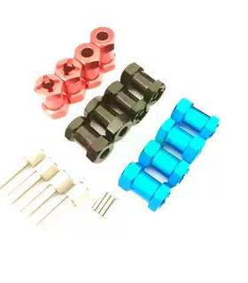 12mm六角加长加宽轴接结合器 攀爬车D90 AX10 CC01、SCX10、F350