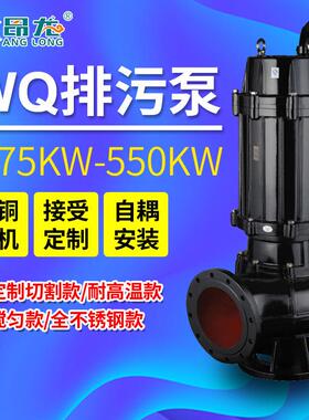 WQ/QW型潜污泵污水处理厂抽水泵3kw5.5kw污水污物潜水排污泵