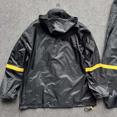 优选钓鱼户外专用尼龙压胶防暴雨雨衣分体式套装加厚男款加肥大码