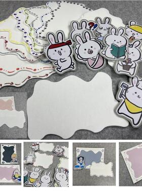 幼儿园环创异形白色毛毡美工区主题装饰无纺布垫DIY创意底板材料