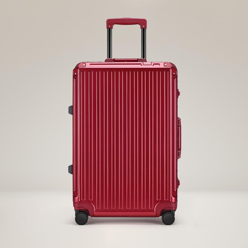 高档BI8NYU 铝框款行李箱万2向轮皮箱拉杆箱旅行20登机箱子24寸男