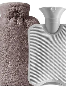 Hot Water Bag with Cover 2L Hot Water Bottle for Bed Warm Wa