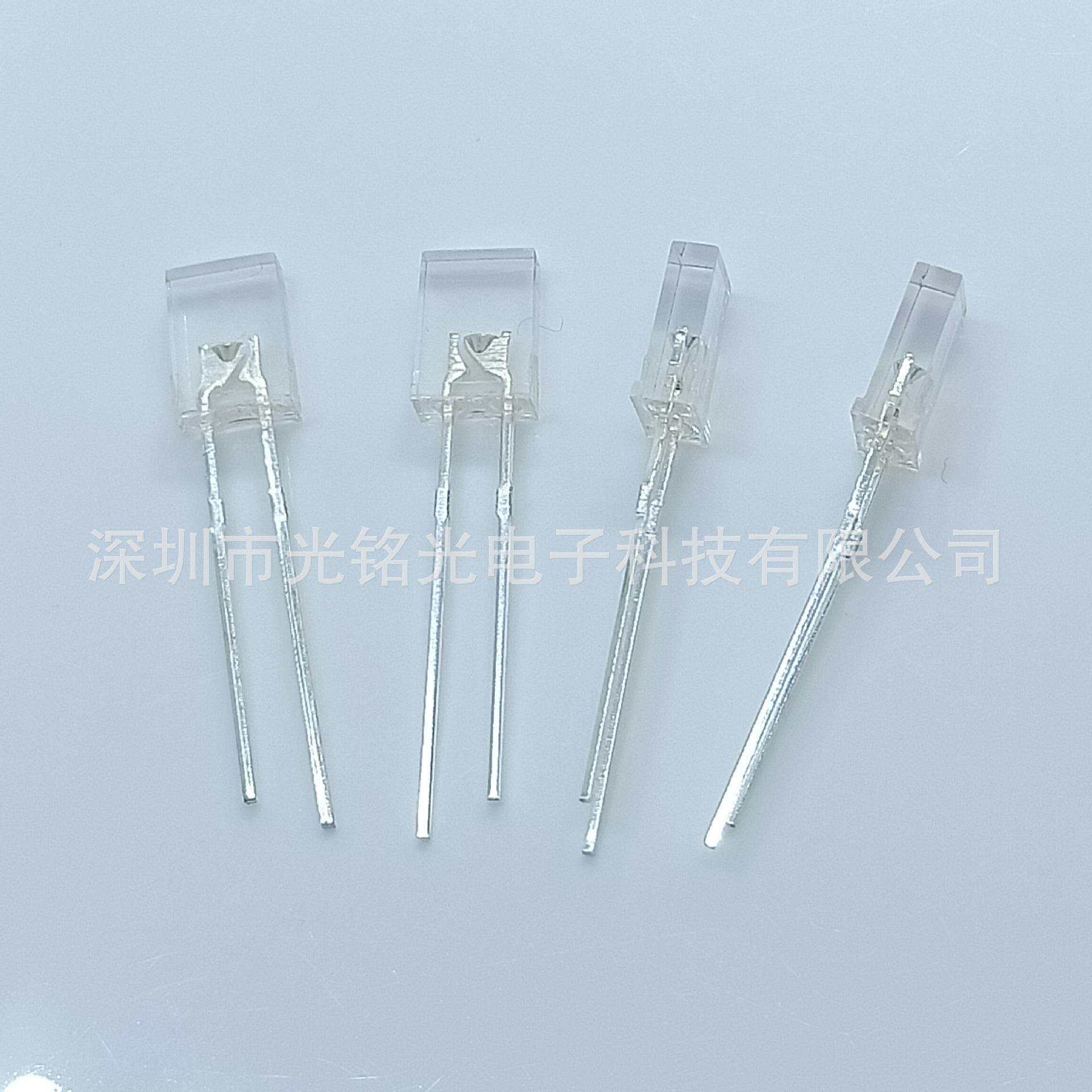 厂家供应 257白发透粉红色背光短脚直插灯珠 粉红光LED发光二极管