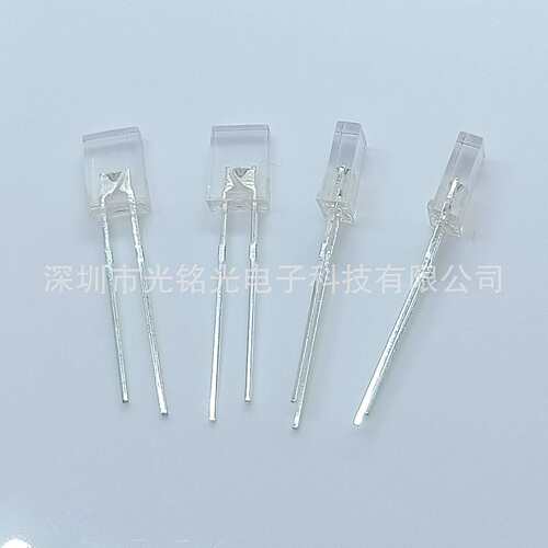 厂家供应 257白发透粉红色背光短脚直插灯珠 粉红光LED发光二极管