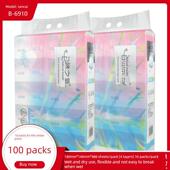 天然氧气纸巾可拆卸面巾纸婴儿无香味餐巾纸480张5层整片10包100