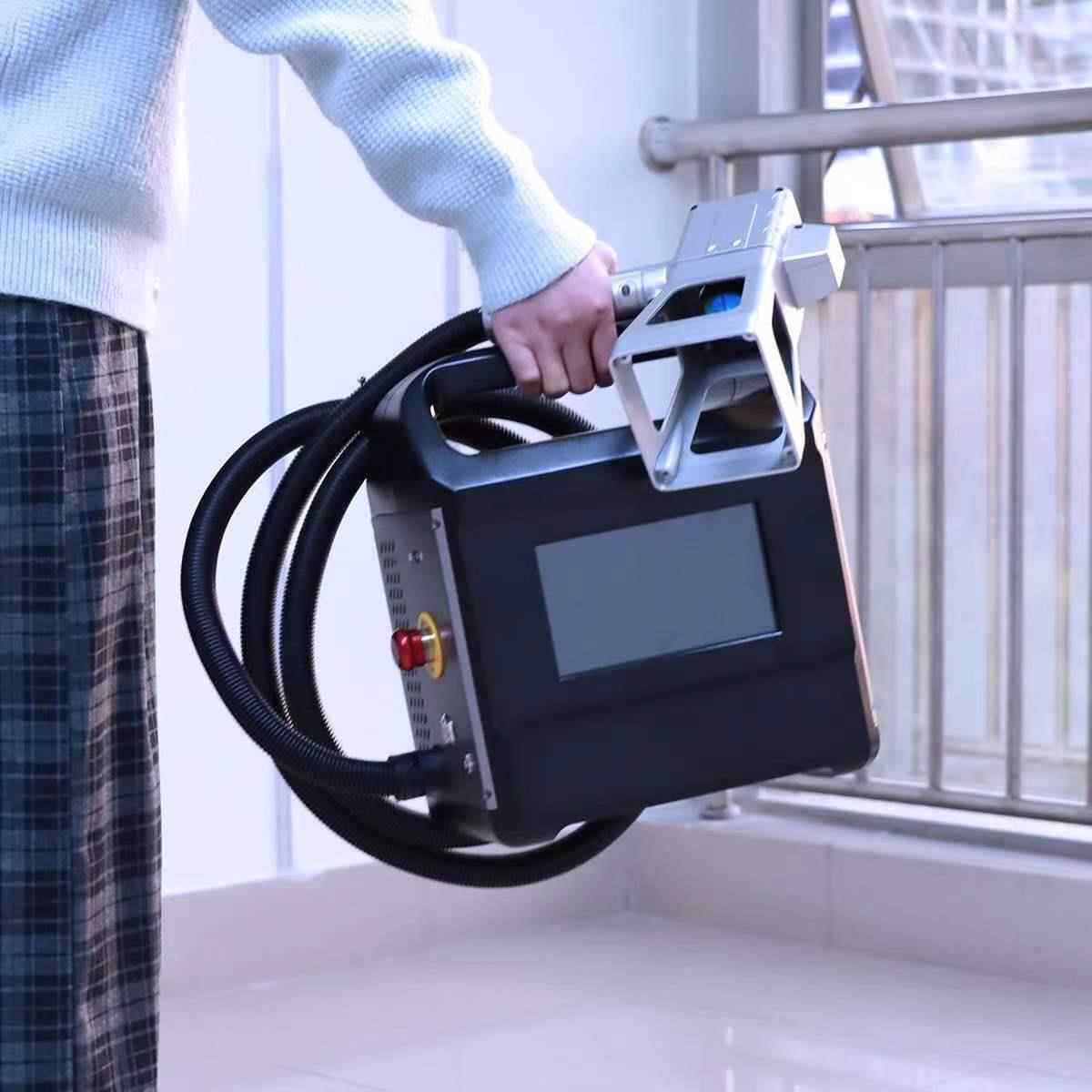 手打WJP激光打标机喷持码机锂电池便携式标机金属不锈钢牌打码铭