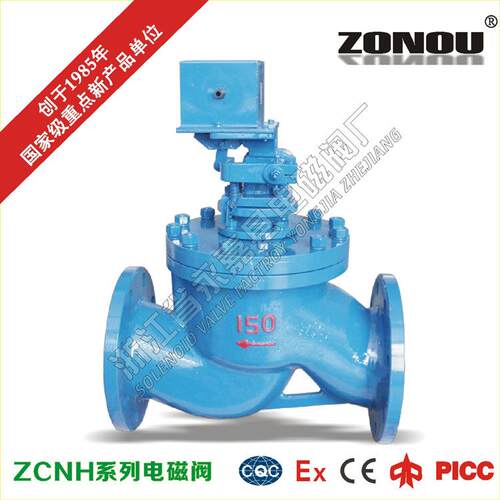 ZCNG ZCNH电磁阀,高温高压硬密封先导活塞式 过热蒸汽导热油专用