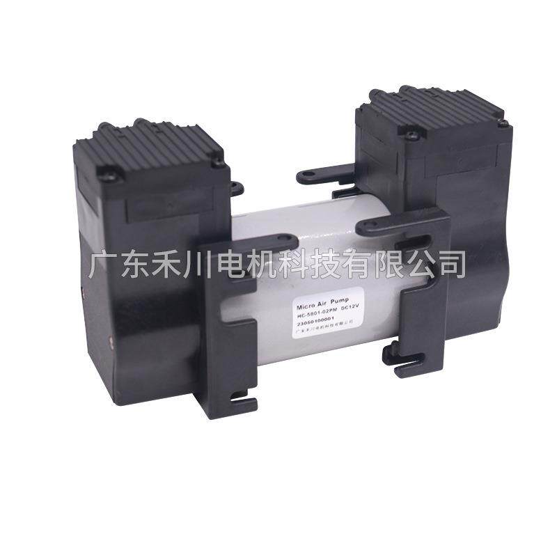 5801PM2双头隔膜真空泵12V24V低电压低功率负压泵稳定电机泵