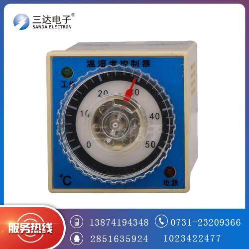 温湿控制器DW1S-三达TJ-1 (度开1孔尺寸：45*45)