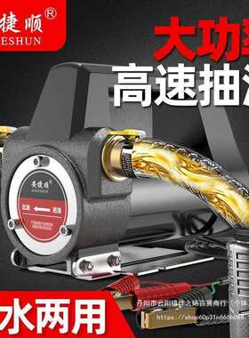 安捷顺电动抽油泵小型12v24v220v伏液压油自吸泵齿轮油机油加油机
