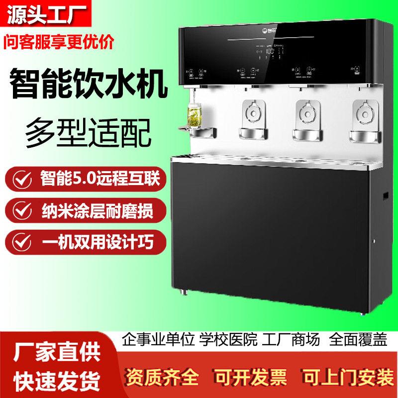 碧丽饮水机反渗透过滤智能直饮机商用开水器可放热水校园工厂用