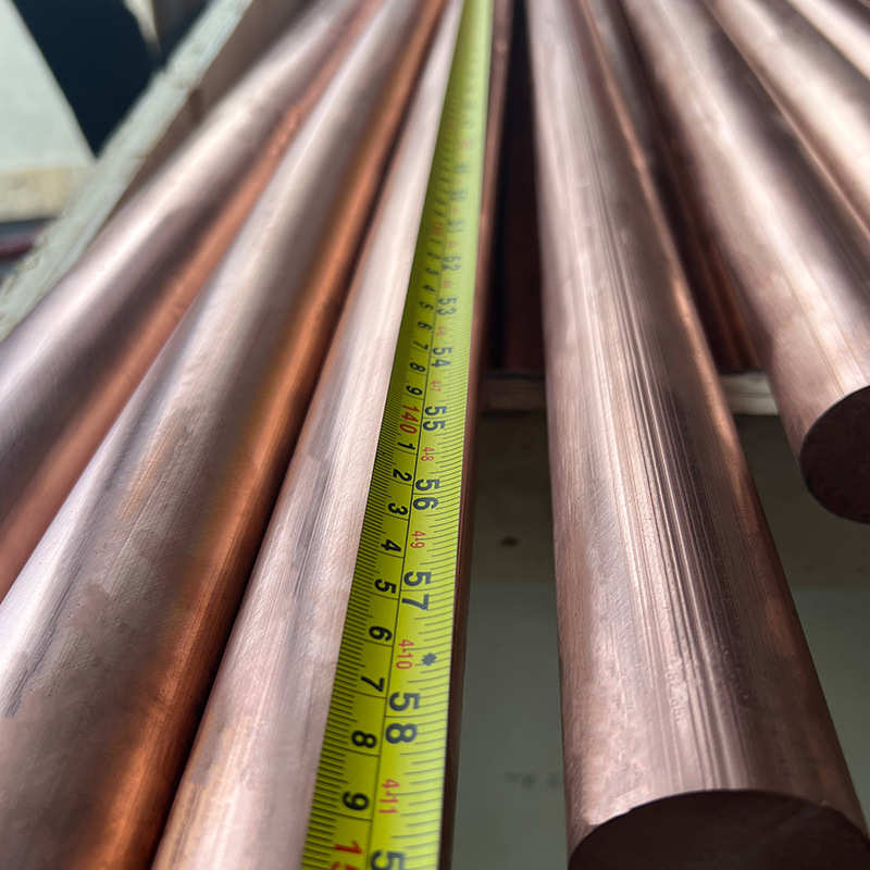 厂家供应T2紫铜棒 红铜棒多直径紫铜棒模具c1100高导电铜棒零切