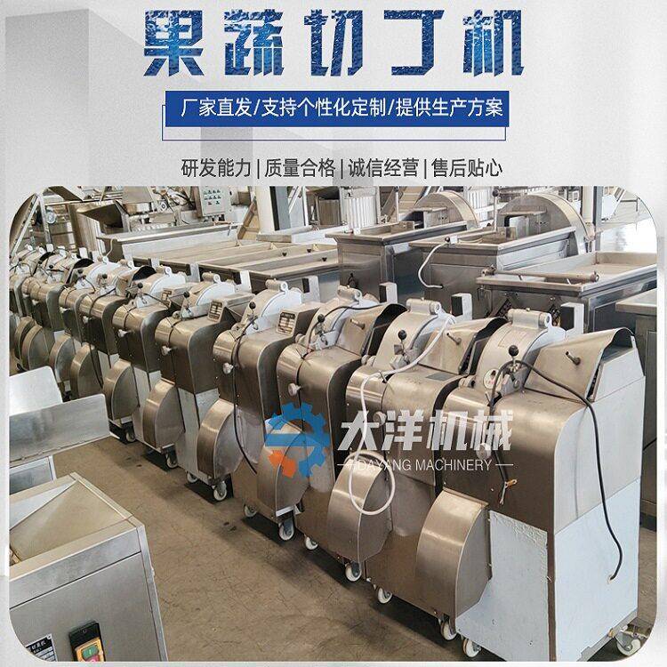 QD600型洋葱切丁机一次成型全自动水果切丁设备不锈钢蔬菜切丁机
