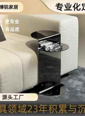 Flirt边几意式轻奢沙发边几现代简约不锈钢客厅卧室角几设计师示