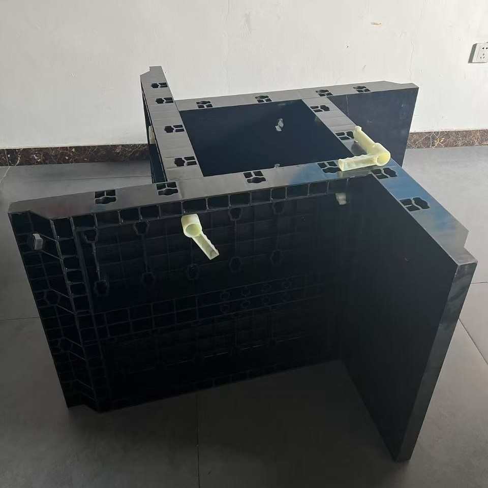 黑色塑料模板ABS可调节塑料模板建筑模板建筑混凝土柱子塑钢模板