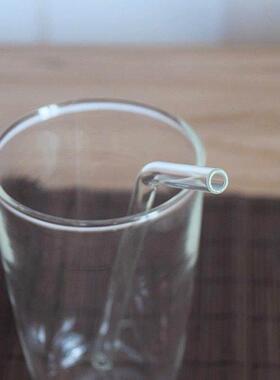 borosilicate glass straw curved straw high temperature