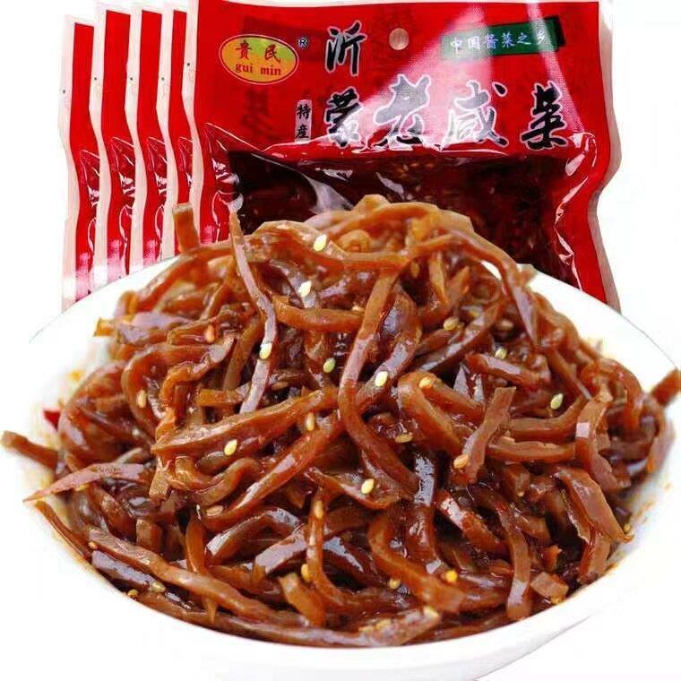 沂蒙老咸菜芥菜丝辣疙瘩咸菜丝熟咸菜下饭菜临沂咸菜芥菜丝即食