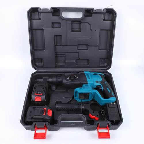 境跨无刷电锤大功率混用凝土稿冲电击钻三充电式牧83281田款锂电